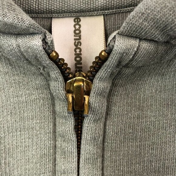 Econscious Gray Asheville Yoga Center Hoodie Size L - Picture 7 of 7